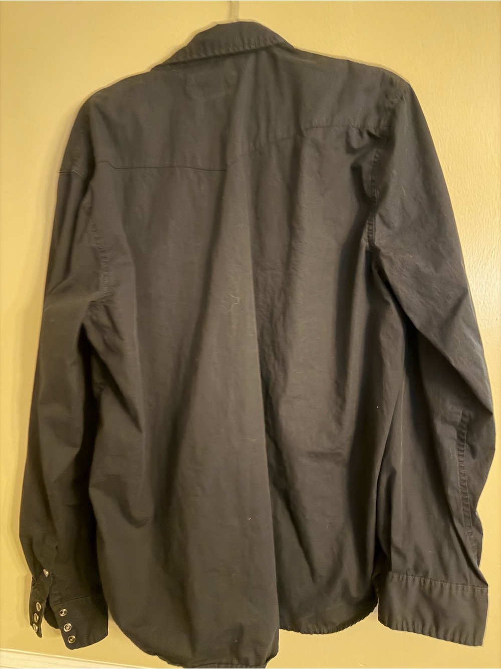 Denim & Supply Ralph Lauren Black Long-Sleeve Button-Down Shirt - Picture 3 of 3